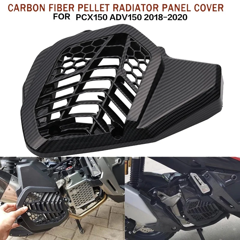Carbon Fiber Motorcycle Radiator Cover Side Grille Guard Protector Cover for HONDA PCX150 ADV150 2018 2019 2020
Carbon Fiber Motorcycle Radiator Cover Side Grille Guard Protector Cover for HONDA PCX150 ADV150 2018 2019 2020