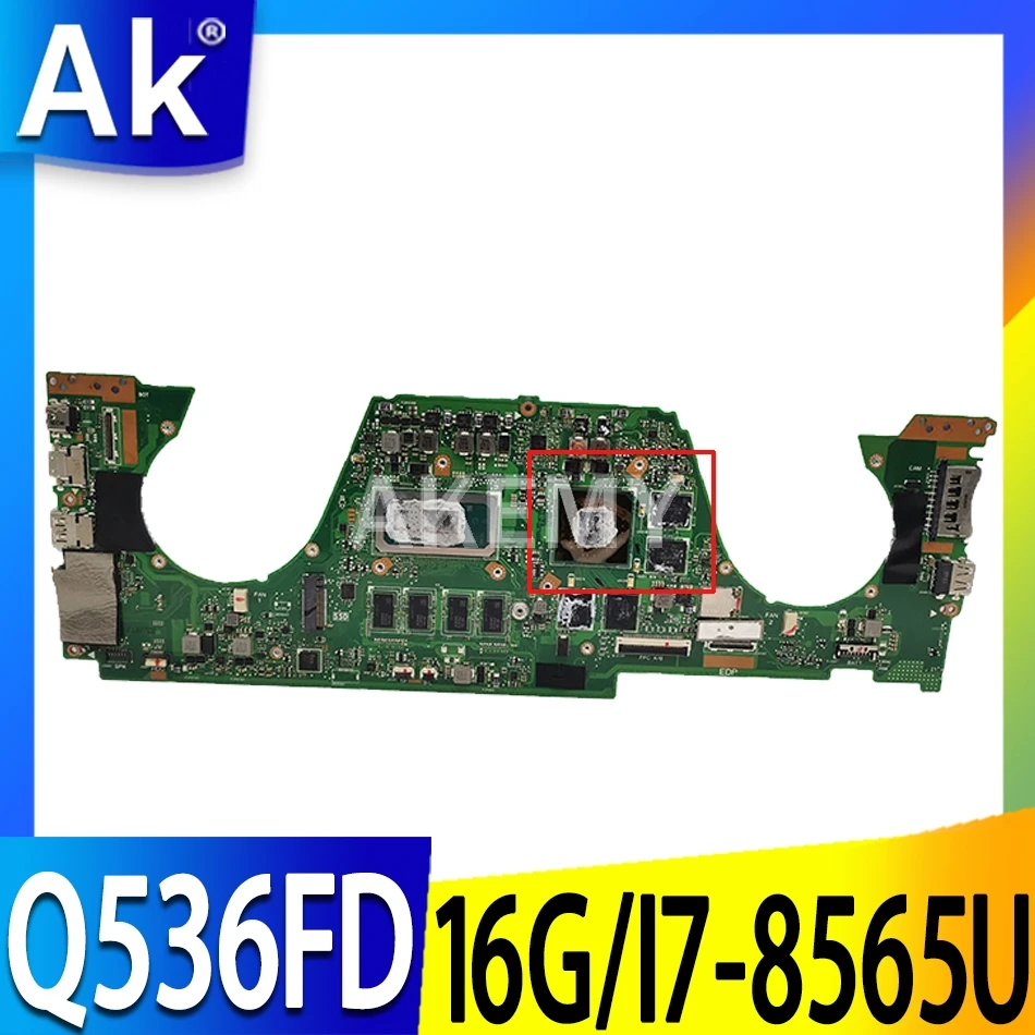Q536FD Ноутбук Материнская плата Asus Q536FN Q536FDX UX562F UX562FD REV2.0 платы W/ 16G-RAM I7-8565U (V2G)
Q536FD Ноутбук Материнская плата Asus Q536FN Q536FDX UX562F UX562FD REV2.0 платы W/ 16G-RAM I7-8565U (V2G)