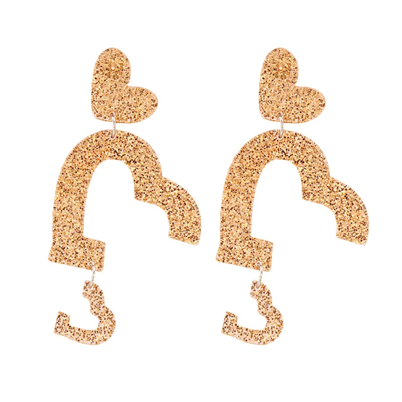 Minar Charming Arcylic Multi Open Love Earrings for Women Mujer Glitter Heart Statement Dangle Earrings Vintage Korean Jewelry
Minar Charming Arcylic Multi Open Love Earrings for Women Mujer Glitter Heart Statement Dangle Earrings Vintage Korean Jewelry
