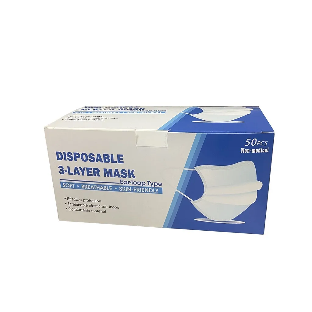 Air Purifying Face Mask Cover Dust 3 Layer Mouth Filter Masks 50PCS Fast Delivery Safety Face Mask Safe Masks FaceMask
Air Purifying Face Mask Cover Dust 3 Layer Mouth Filter Masks 50PCS Fast Delivery Safety Face Mask Safe Masks FaceMask