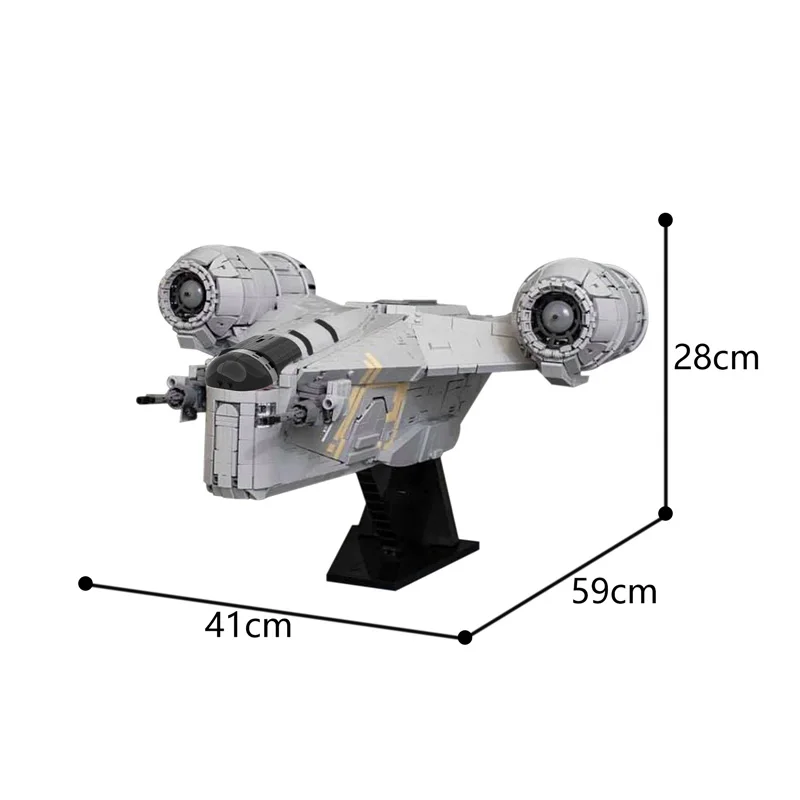 Spot Razor Crest Building Blocks star movie gunship military craft model bricks toys for children adults collection gift
Spot Razor Crest Building Blocks star movie gunship military craft model bricks toys for children adults collection gift