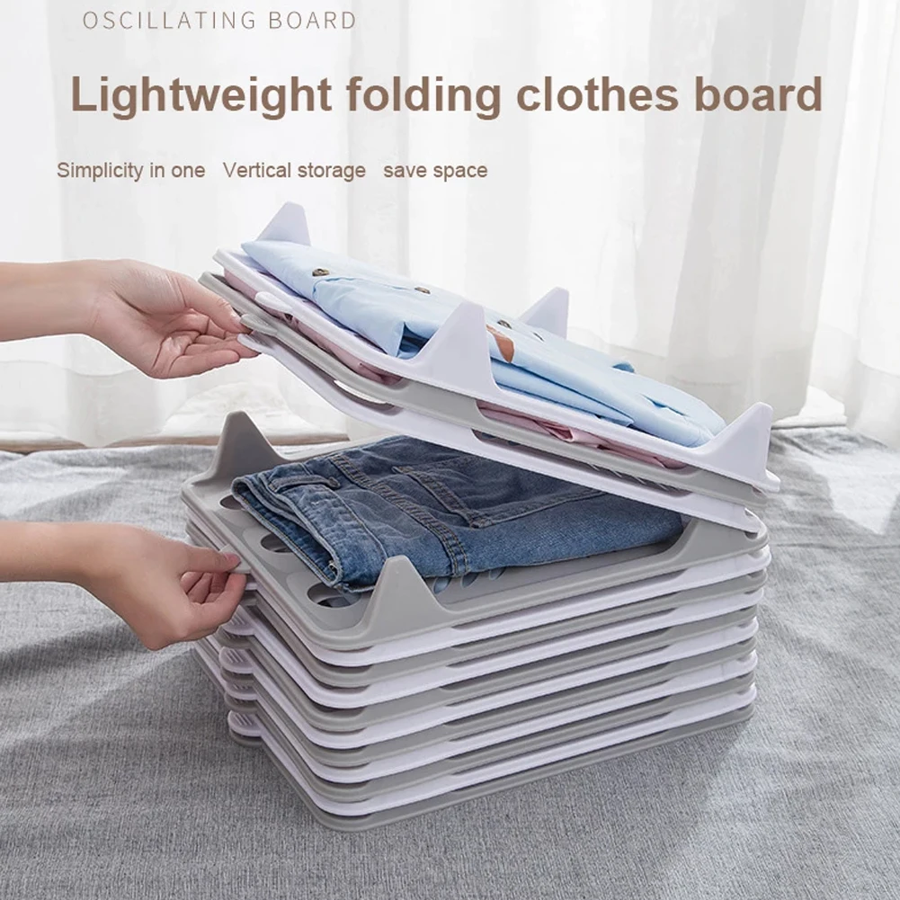 Lazy Folding Clothes Folding Board Storage Holders Shirt Organizer T Shirt Folder Board Clothing Dividers Stackable Home Closet
Lazy Folding Clothes Folding Board Storage Holders Shirt Organizer T Shirt Folder Board Clothing Dividers Stackable Home Closet