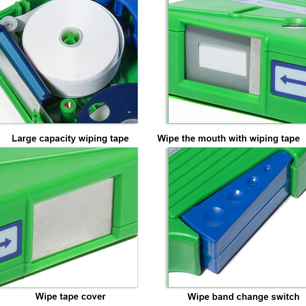 Antistatic Home Cassette Accessories Fiber Optic Cleaning Box Lightweight Easy Use Mini Portable Microfiber Tools 500 Times
Antistatic Home Cassette Accessories Fiber Optic Cleaning Box Lightweight Easy Use Mini Portable Microfiber Tools 500 Times