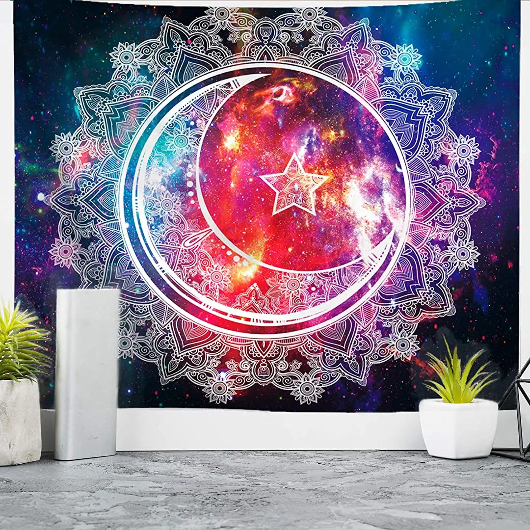 Wall tapestry Trippy Mandala Tapestry,Sun and Moon Tapestry Psychedelic Wall Tapestry for Bedroom Wall Hanging Room Decor
Wall tapestry Trippy Mandala Tapestry,Sun and Moon Tapestry Psychedelic Wall Tapestry for Bedroom Wall Hanging Room Decor