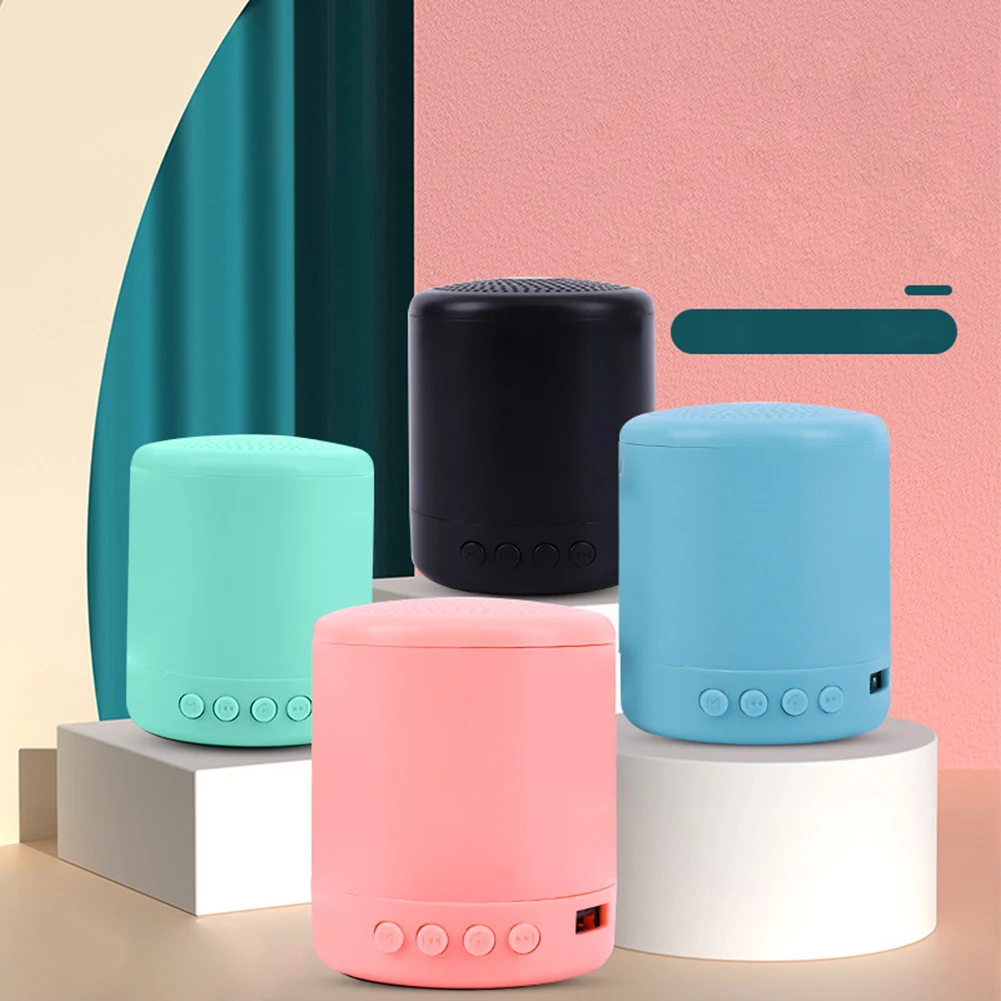 Mini Smart Speaker Portable Bluetooth-compatible TF/USB/FM/ AUX Speaker Recharge Music Subwoofer Stereo Macaron Rainbow Color
Mini Smart Speaker Portable Bluetooth-compatible TF/USB/FM/ AUX Speaker Recharge Music Subwoofer Stereo Macaron Rainbow Color