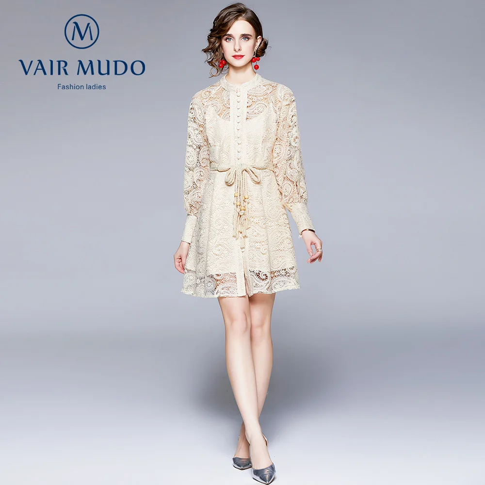 2021 Women Dress Palace Heavy Industry Crochet Hollow Water-Soluble Lace Temperament Thin Dress (Delivery Belt) Elegant Y-234
2021 Women Dress Palace Heavy Industry Crochet Hollow Water-Soluble Lace Temperament Thin Dress (Delivery Belt) Elegant Y-234