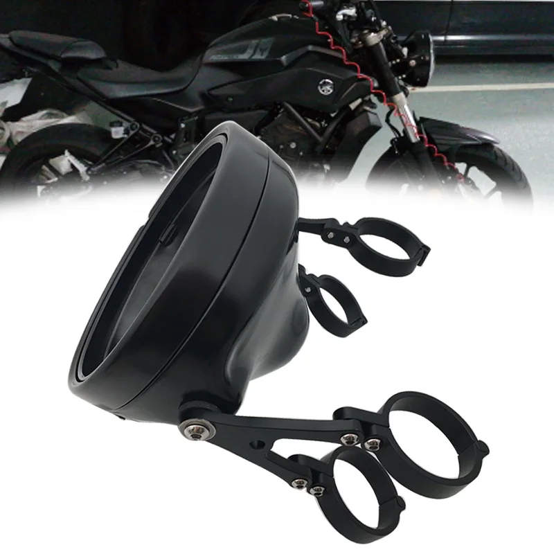 Universal Motorcycle7 Inch Headlight Housing Both Sides Bracket 7 Inch Headlight Mounting Bracket Adjustable.
Universal Motorcycle7 Inch Headlight Housing Both Sides Bracket 7 Inch Headlight Mounting Bracket Adjustable.