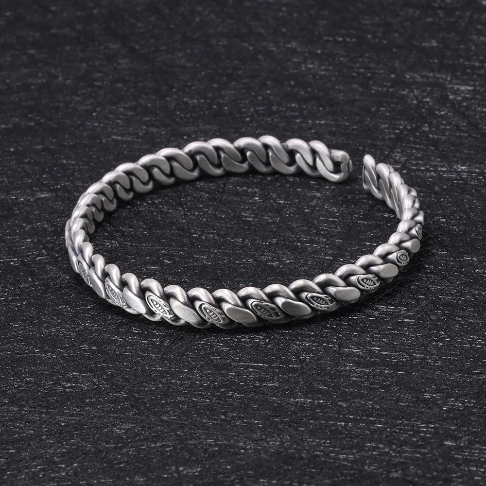 Real Sold 999 Pure Silver Braided Bangles For Men And Women Fish Cuff Bracelets Matte Process Opening Bracelets & Bangles
Real Sold 999 Pure Silver Braided Bangles For Men And Women Fish Cuff Bracelets Matte Process Opening Bracelets & Bangles
