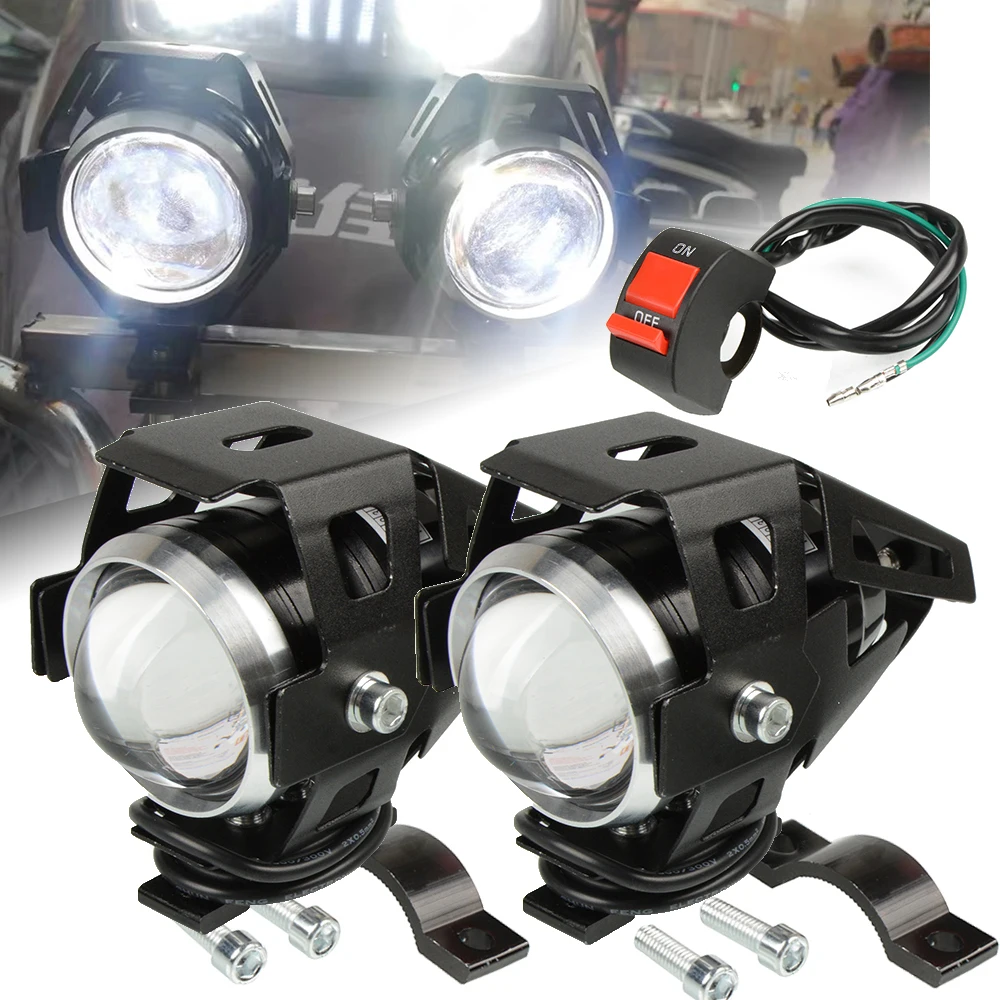 

Motorcycle Headlight Driving Spot Head Lamp Fog Light Spotlights For Honda CRF150R CROSSRUNNER 800 Deauville NT 600 700 FMX 650