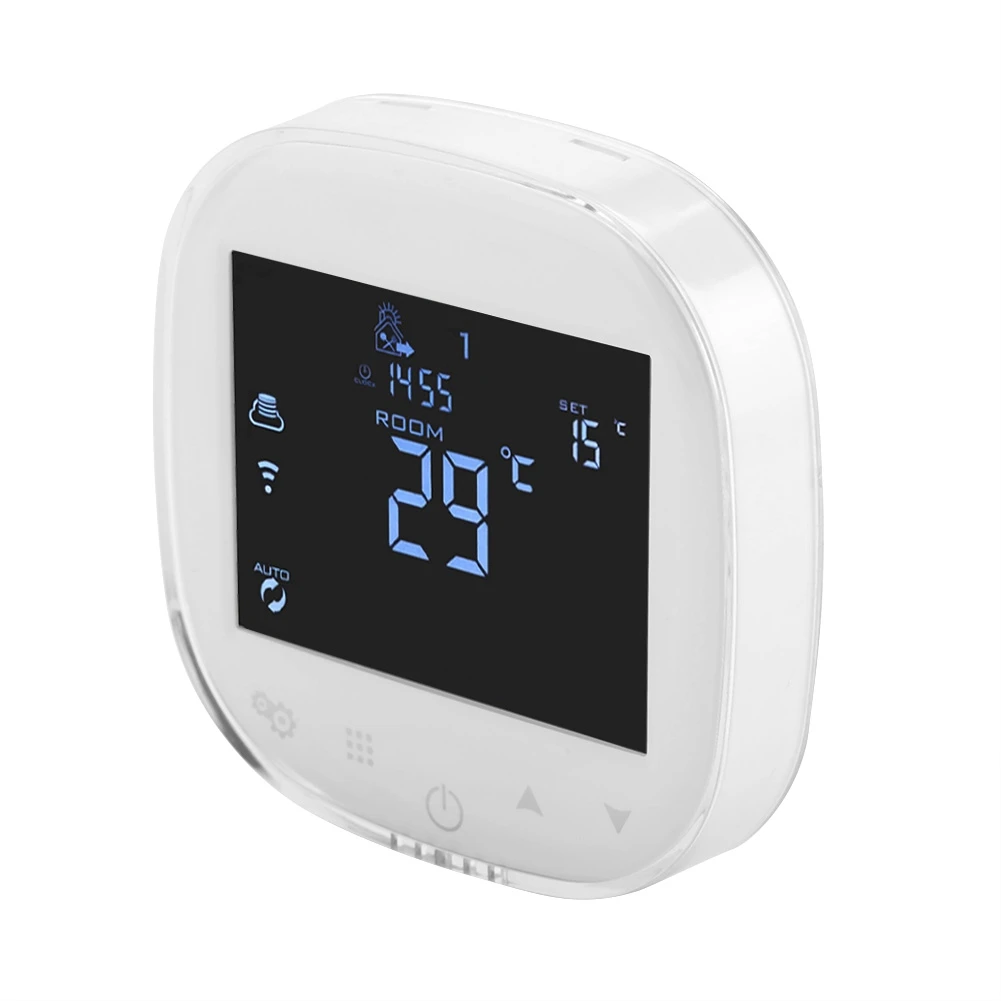 WiFi Programmable Thermostat Digital Touch Screen Temperature Control Humidity Sensor (90-240V)wifi
WiFi Programmable Thermostat Digital Touch Screen Temperature Control Humidity Sensor (90-240V)wifi