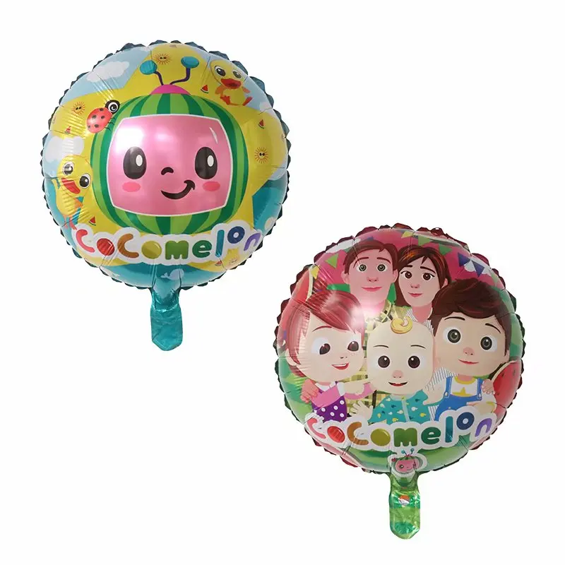 50pcs 18inch Cocomelon Theme Aluminum Balloons Baby Shower Boy Girl Birthday Party Decor Balloons Kids Toy Foil Globos Supplies
50pcs 18inch Cocomelon Theme Aluminum Balloons Baby Shower Boy Girl Birthday Party Decor Balloons Kids Toy Foil Globos Supplies