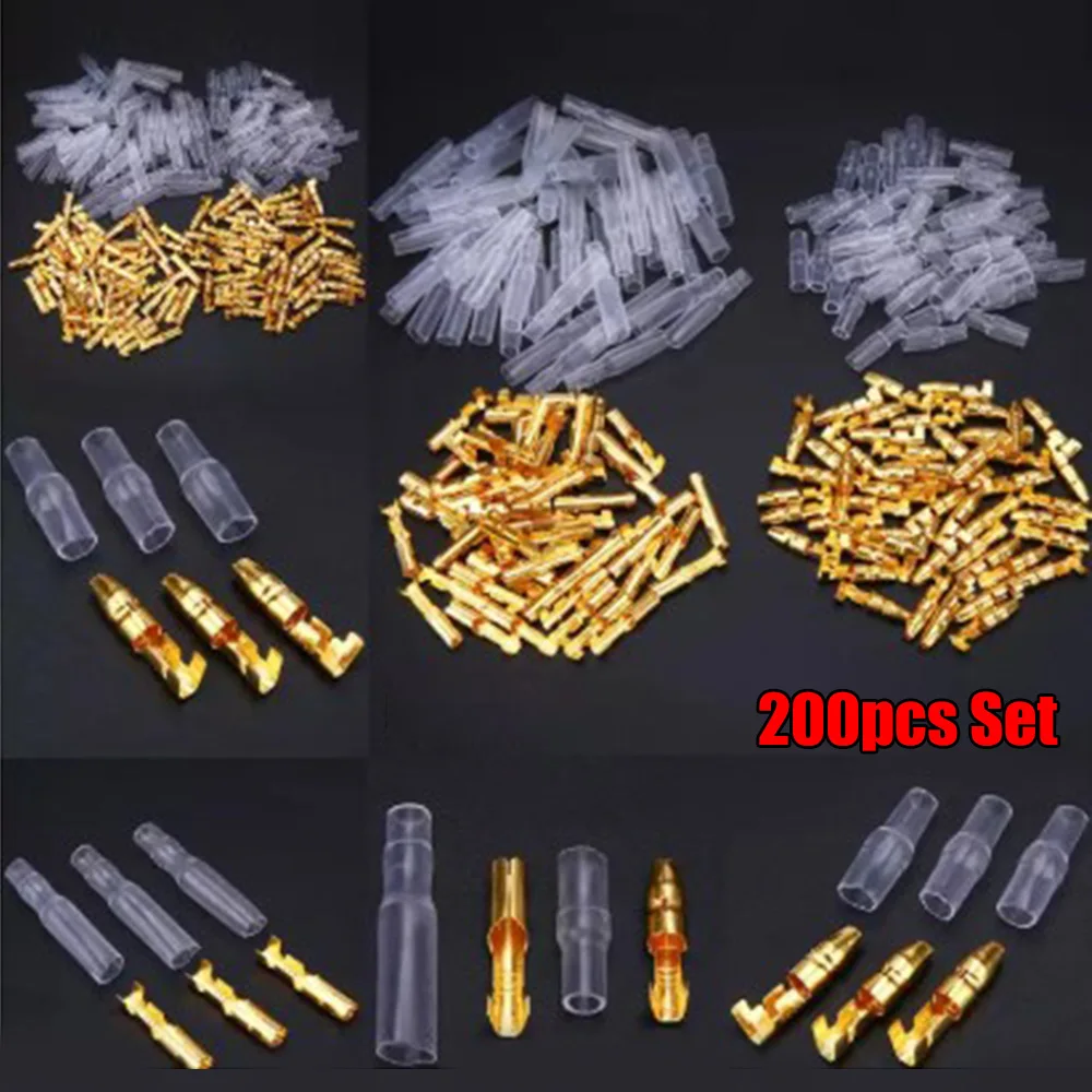200pcs 3.9mm Male Female Electric Cable Wire Connector Solder Extrusion Terminals Block Cable Termination Wireway Clamping
200pcs 3.9mm Male Female Electric Cable Wire Connector Solder Extrusion Terminals Block Cable Termination Wireway Clamping