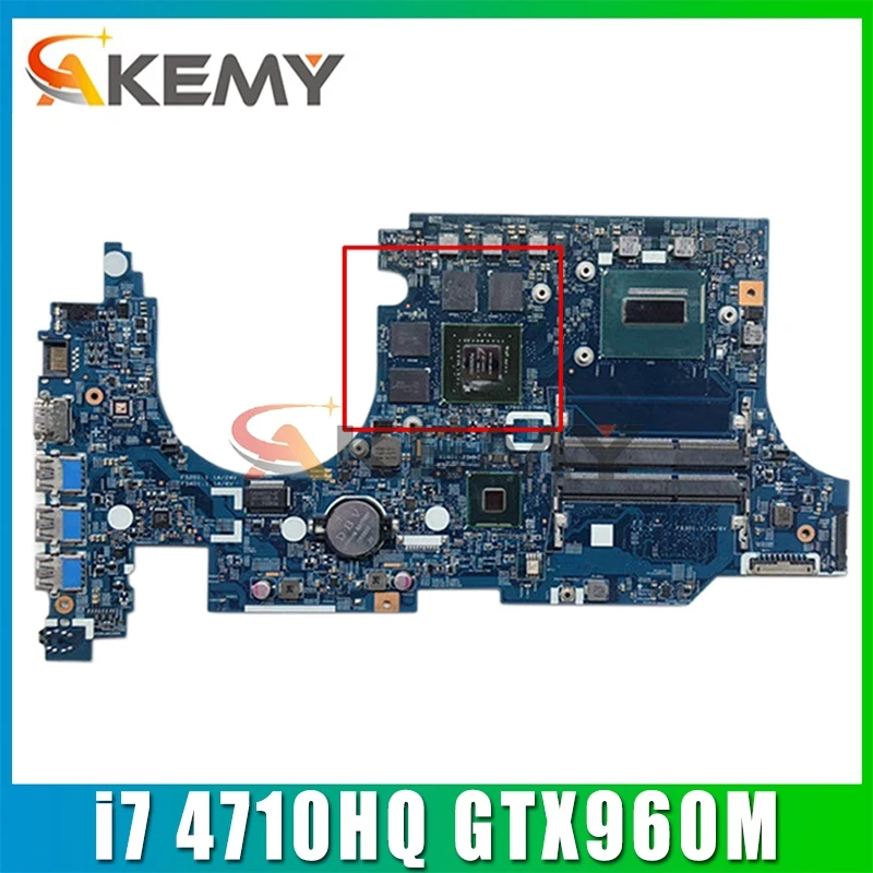 

For Acer aspire VN7-591 VN7-591G Laptop motherboard 14206-1 448.02W02.0011 CPU i7 4710HQ GPU GTX960M tese OK Mainboard