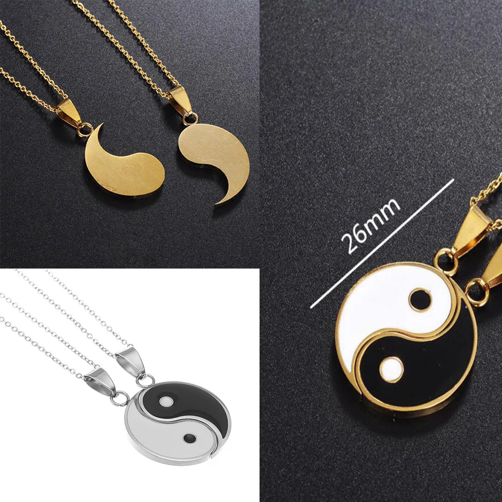 Stainless Steel Tai Chi Gossip Pendant Men Women Necklace Retro Classic Couple Pendant Necklace for Lover Jewelry Gifts
Stainless Steel Tai Chi Gossip Pendant Men Women Necklace Retro Classic Couple Pendant Necklace for Lover Jewelry Gifts