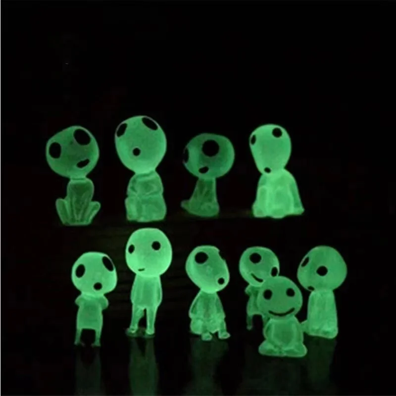 10Pc Ghibli Kodama Princess Mononoke Anime Figure Spirit Elf Resin Figure Glow in Dark Mini Luminous Decoration Dolls Model Toys
10Pc Ghibli Kodama Princess Mononoke Anime Figure Spirit Elf Resin Figure Glow in Dark Mini Luminous Decoration Dolls Model Toys