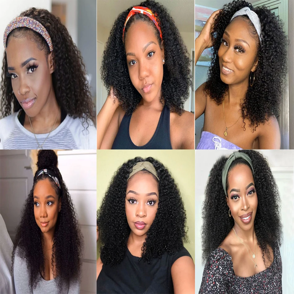 Head Scarf Kinky Curly Headband Wig Human Hair Wigs For Black Women Cheap Glueless Curly Human Hair Wigs Remy Malaysia Hair Wigs
Head Scarf Kinky Curly Headband Wig Human Hair Wigs For Black Women Cheap Glueless Curly Human Hair Wigs Remy Malaysia Hair Wigs