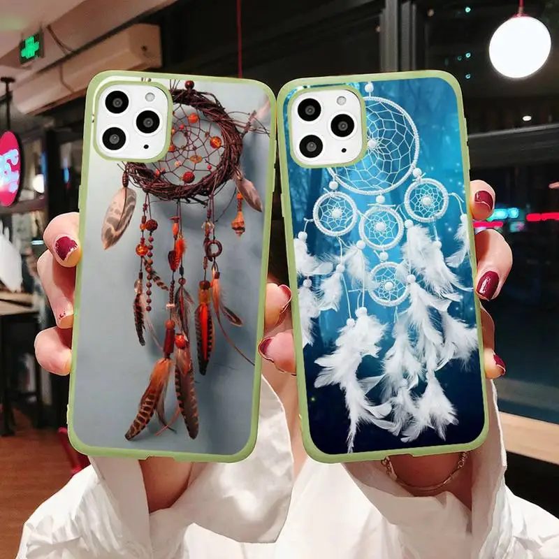 Dream Catcher Good Luck Feather Phone Case Candy Color for iPhone 11 12 mini pro XS MAX 8 7 6 6S Plus X 5S SE 2020 XR
Dream Catcher Good Luck Feather Phone Case Candy Color for iPhone 11 12 mini pro XS MAX 8 7 6 6S Plus X 5S SE 2020 XR