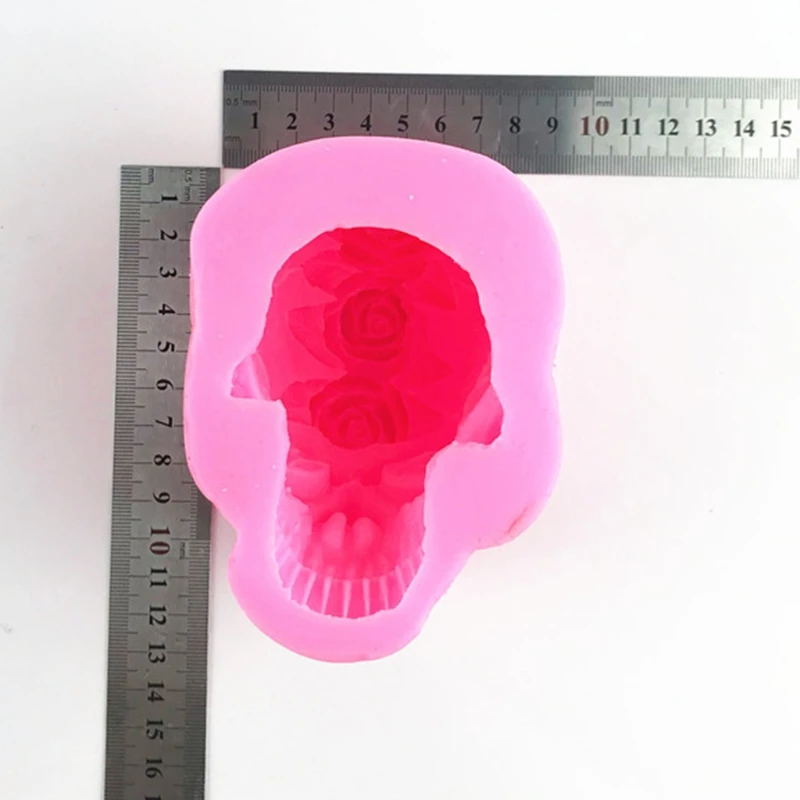 3D Rose Skull Epoxy Resin Mold Home Decoration Ornaments Silicone Mould DIY Crafts Candle Casting Tools B36D 
3D Rose Skull Epoxy Resin Mold Home Decoration Ornaments Silicone Mould DIY Crafts Candle Casting Tools B36D