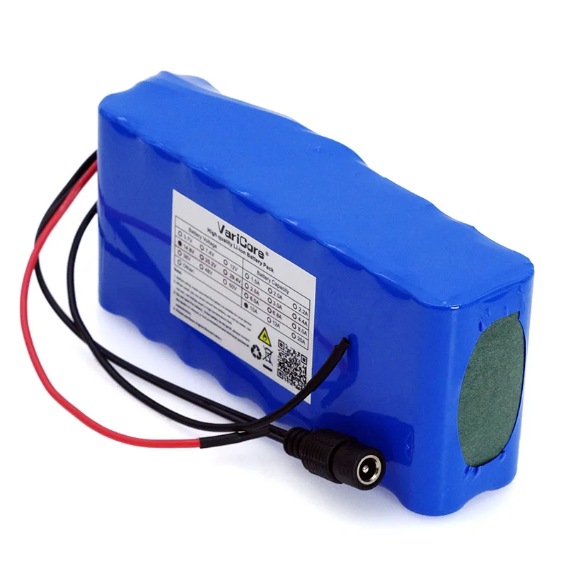 VariCore 14.8V 10Ah 18650 li-iom battery pack night fishing lamp heater miner's lamp amplifier battery with 16.8V BMS
VariCore 14.8V 10Ah 18650 li-iom battery pack night fishing lamp heater miner's lamp amplifier battery with 16.8V BMS