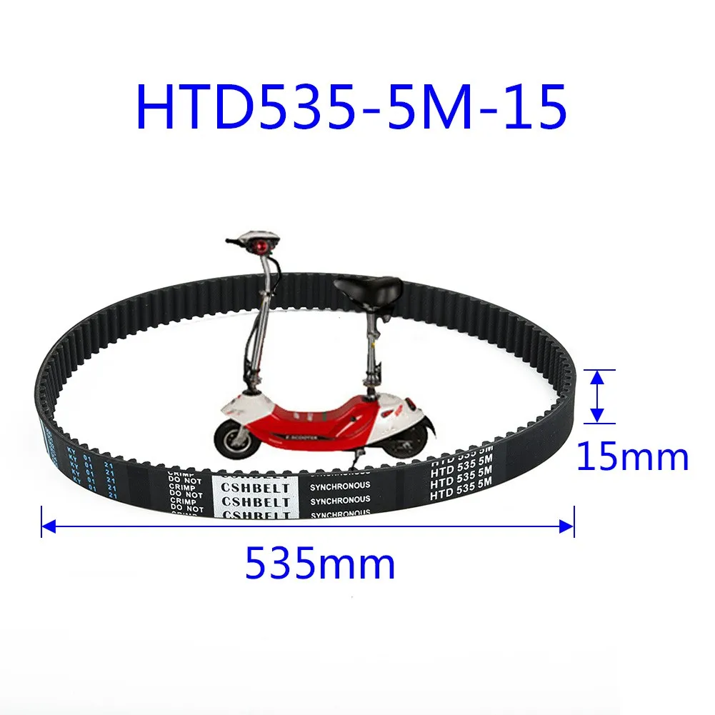 535 Mm Mini Electric Scooter Timing Belt Thick Belt No Pollution 5M-535-15 Black 15 Mm Width Rubber Timing Belt EScooter Accs
535 Mm Mini Electric Scooter Timing Belt Thick Belt No Pollution 5M-535-15 Black 15 Mm Width Rubber Timing Belt EScooter Accs