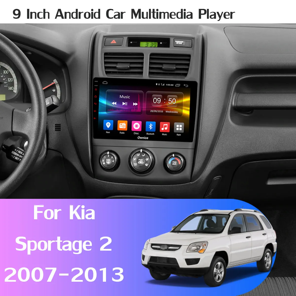 1280*720P Android 9. 0 PX6 4 + 64G фотокамера для Kia Sportage 2 JE KM 10 0-2007 2013 панорамная камера HDMI CarPlay DSP
