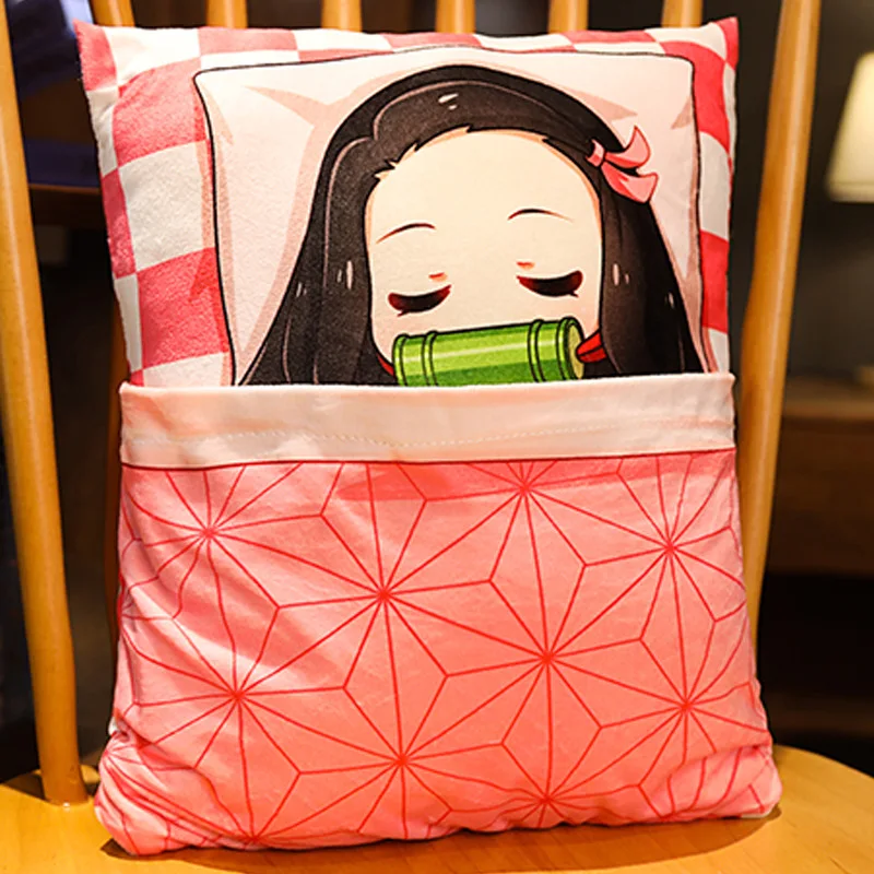 Japanese Anime Demon Slayer Plush Pillow Office Cushion Pillow for A Nap Plush Toys Birthday Present Kamado Tanjirou Nezuko
Japanese Anime Demon Slayer Plush Pillow Office Cushion Pillow for A Nap Plush Toys Birthday Present Kamado Tanjirou Nezuko