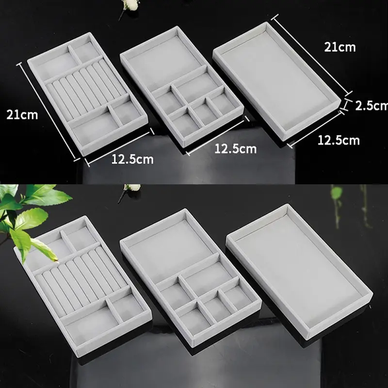 Velvet Cloth Drawer Jewelry Storage Tray Ring Necklace Bracelet Organizer Stand Commodity Display Trays Earring Ring Gift Box
Velvet Cloth Drawer Jewelry Storage Tray Ring Necklace Bracelet Organizer Stand Commodity Display Trays Earring Ring Gift Box
