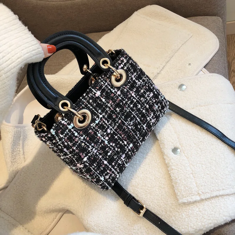 Anreisha Bag female 2021 New Fashion Handbags portable Mini Princess bag Crossbody Woolen One-shoulder Messenger bag tide
Anreisha Bag female 2021 New Fashion Handbags portable Mini Princess bag Crossbody Woolen One-shoulder Messenger bag tide