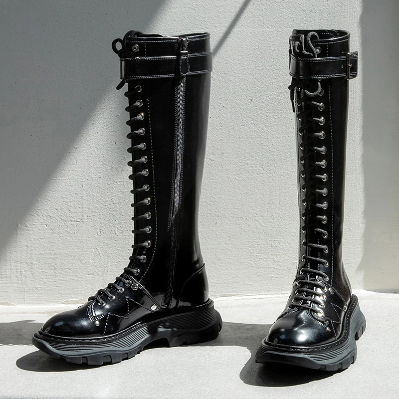 New Knee High Boots Women Genuine Leather Party Night Club Knight Shoes Woman Calf Boots Autumn Winter Warm High Boots
New Knee High Boots Women Genuine Leather Party Night Club Knight Shoes Woman Calf Boots Autumn Winter Warm High Boots