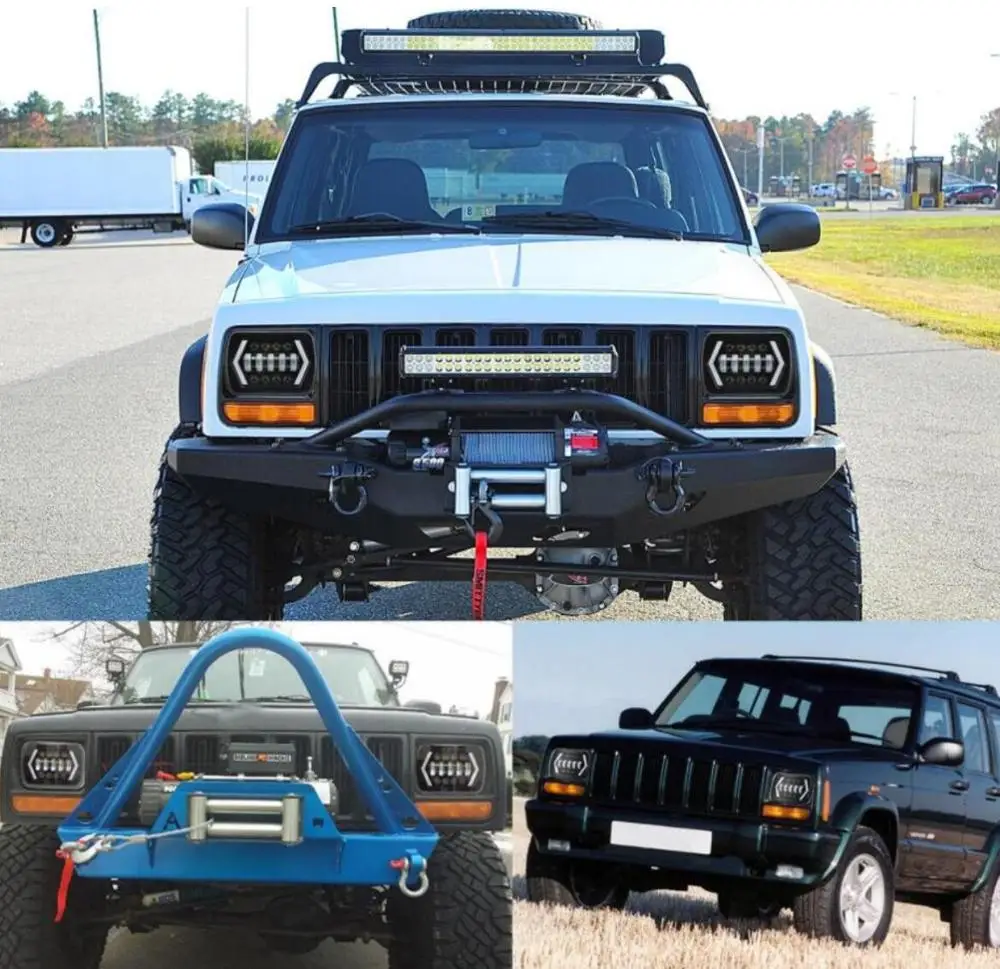 2PCS 55W 7x6''5X7" LED Square Headlights Halo DRL 86-95 For Jeep Wrangler YJ 1984-2001 Cherokee
2PCS 55W 7x6''5X7" LED Square Headlights Halo DRL 86-95 For Jeep Wrangler YJ 1984-2001 Cherokee