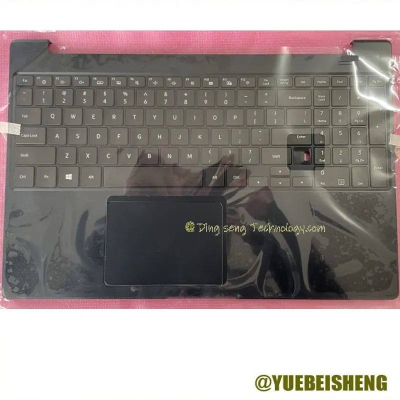 

YUEBEISHENT New/org for Samsung NT750BBC NT751BBC 750BBC palmrest US keyboard upper cover Touchpad