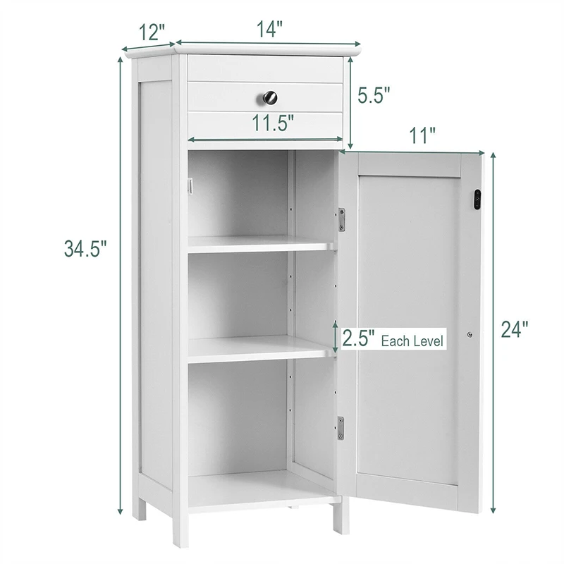 Wooden Free Standing Floor Cabinet High Quality MDF Board Large Drawer Single Door Adjustable Inner Shelves Storage Cabinets
Wooden Free Standing Floor Cabinet High Quality MDF Board Large Drawer Single Door Adjustable Inner Shelves Storage Cabinets
