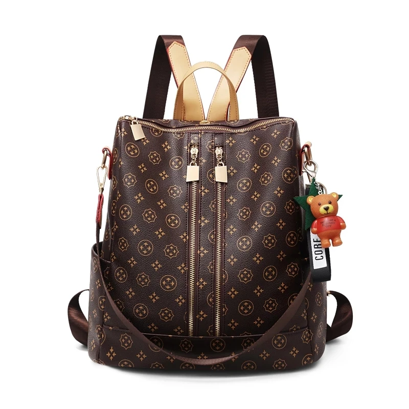 Luxury brand design retro backpack women's travel logo security bag letter printing large capacity bag
Luxury brand design retro backpack women's travel logo security bag letter printing large capacity bag