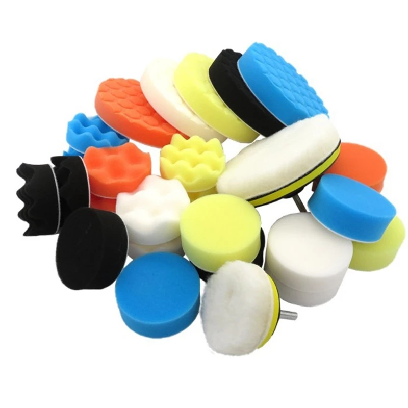 29Pcs Car Foam Drill Polishing Pad Kit for Car Polisher 3/6 Inch Sealing Waxing Buffing Pads Set Drill Removes Scratches
29Pcs Car Foam Drill Polishing Pad Kit for Car Polisher 3/6 Inch Sealing Waxing Buffing Pads Set Drill Removes Scratches