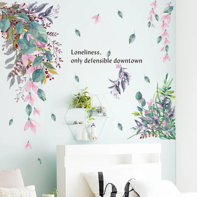 Leaves Flower Rattan Wall Stickers Home Decor Accessorie Living Room Bedroom Self-adhesive Wallpaper Corners Art DIY Viny Decal
Leaves Flower Rattan Wall Stickers Home Decor Accessorie Living Room Bedroom Self-adhesive Wallpaper Corners Art DIY Viny Decal