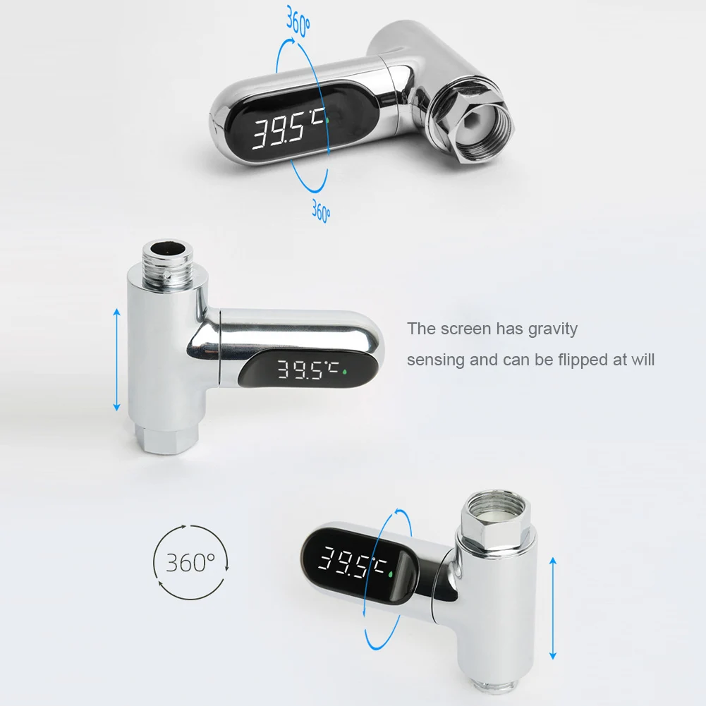 High LED Digital Thermometer Bathroom Shower Faucets 360 Rotate Real-Time Temperature Monitor UEJ
High LED Digital Thermometer Bathroom Shower Faucets 360 Rotate Real-Time Temperature Monitor UEJ