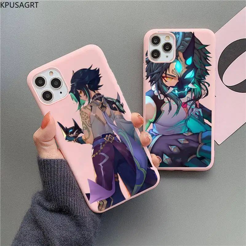 Xiao Genshin Impact Game Phone Case For iphone 13 12 11 Pro Max Mini XS 8 7 6 6S Plus X SE 2020 XR Candy Pink Silicone cover
Xiao Genshin Impact Game Phone Case For iphone 13 12 11 Pro Max Mini XS 8 7 6 6S Plus X SE 2020 XR Candy Pink Silicone cover