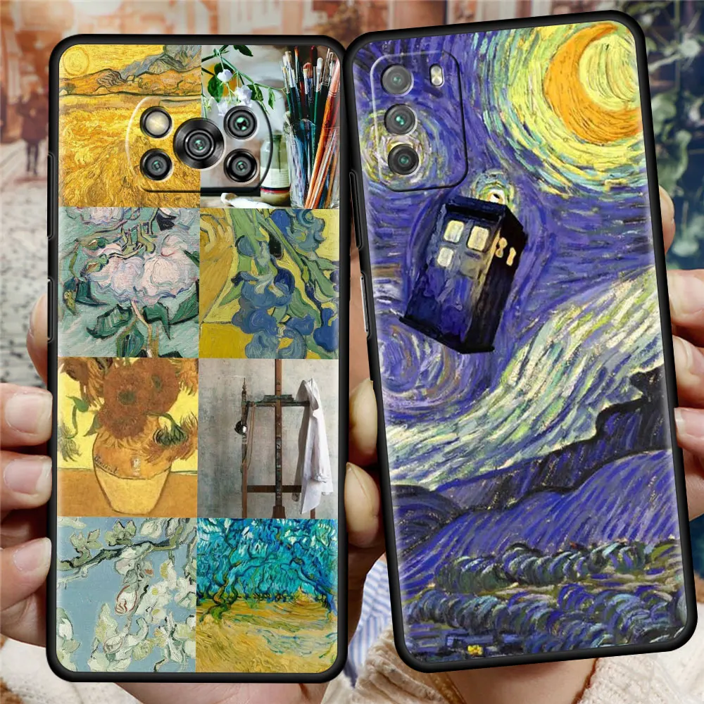 Soft Coque for Xiaomi Poco X3 NFC M3 F1 F3 GT Redmi K40 Pro Phone Case For Mi 11 Lite 11T Mobile Cover Van Gogh Aesthetics
Soft Coque for Xiaomi Poco X3 NFC M3 F1 F3 GT Redmi K40 Pro Phone Case For Mi 11 Lite 11T Mobile Cover Van Gogh Aesthetics