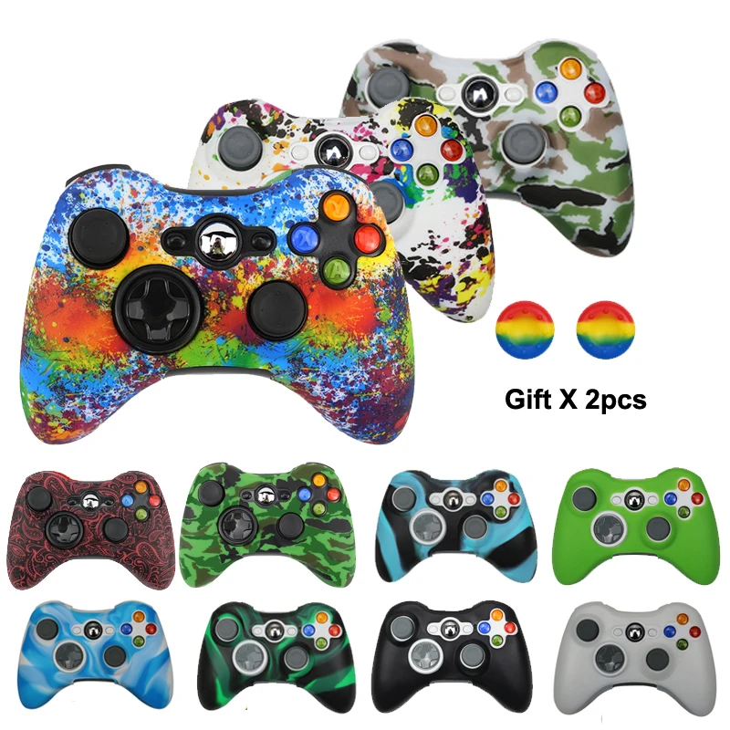 Soft Protective Skin For xbox 360 Controller joystick Silicone Cover Case Shell For xbox 360 Gamepad Caps Accessories
Soft Protective Skin For xbox 360 Controller joystick Silicone Cover Case Shell For xbox 360 Gamepad Caps Accessories
