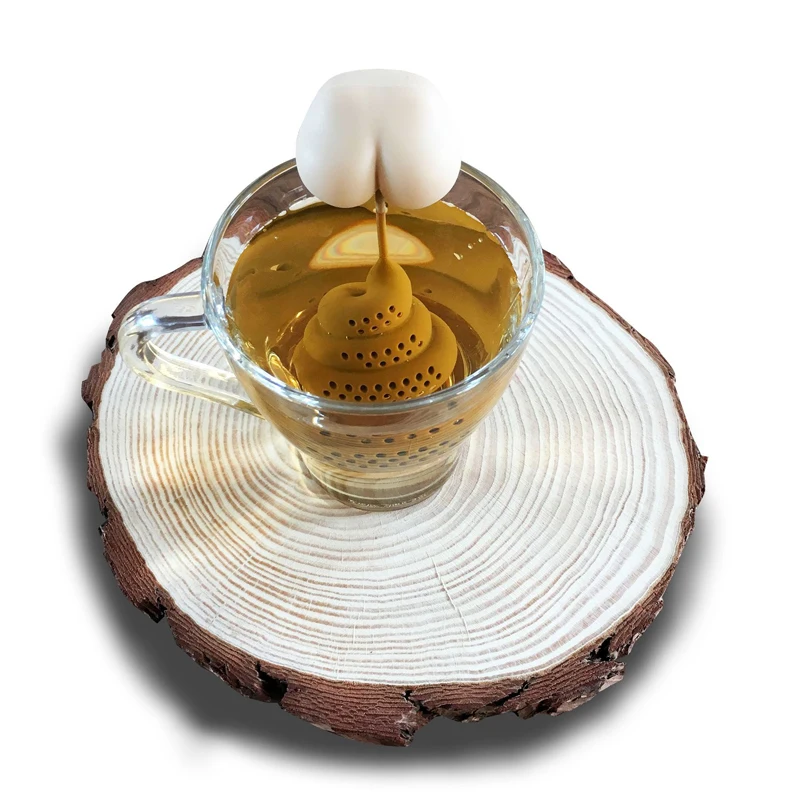 Silicone Tea Infuser Creative Poop Shaped Herbal Tea Bag Reusable Coffee Filter Diffuser Strainer Teapot Kitchen Accessories
Silicone Tea Infuser Creative Poop Shaped Herbal Tea Bag Reusable Coffee Filter Diffuser Strainer Teapot Kitchen Accessories