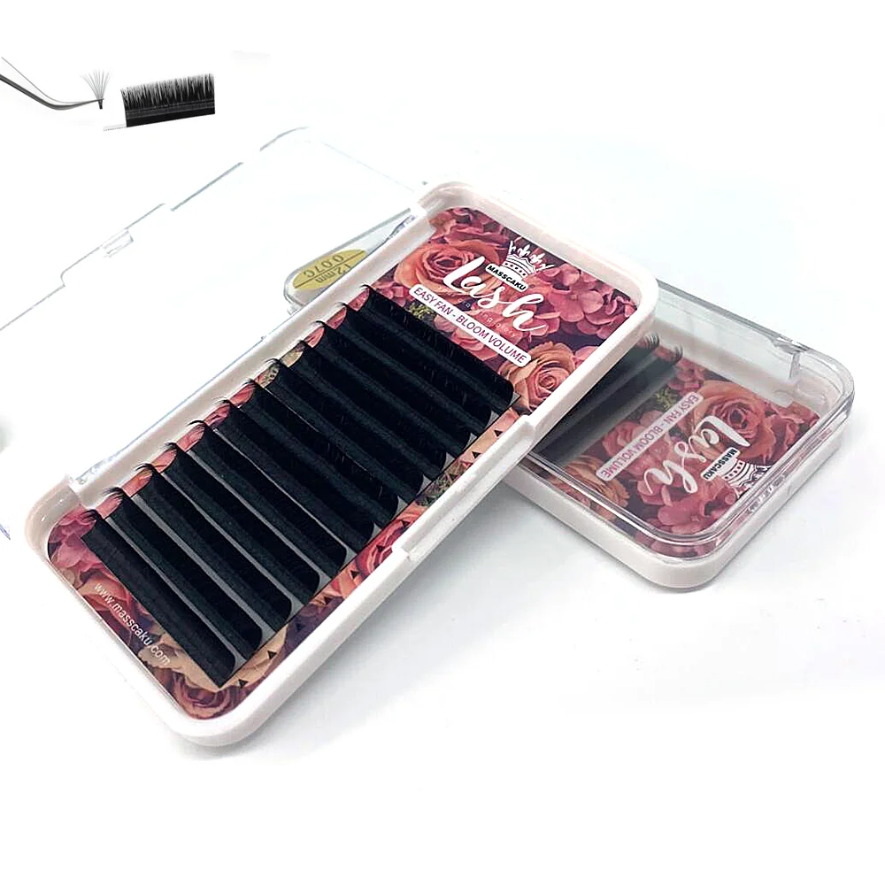 MASSCAKU Makeup Blooming Auto-Fans Eyelash Extension Volume Lashes mega volume Cílios 0.05mm Easy-Fans Premium Natural Eyelashes
MASSCAKU Makeup Blooming Auto-Fans Eyelash Extension Volume Lashes mega volume Cílios 0.05mm Easy-Fans Premium Natural Eyelashes
