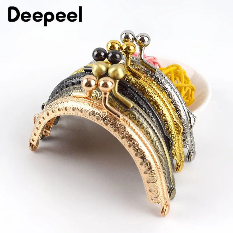 2Pcs Deepeel 8.5cm Metal Frame Purse Bag Handles Kiss Clasp Embossed Framework DIY Sewing Brackets Handbag Hardware Accessories
2Pcs Deepeel 8.5cm Metal Frame Purse Bag Handles Kiss Clasp Embossed Framework DIY Sewing Brackets Handbag Hardware Accessories