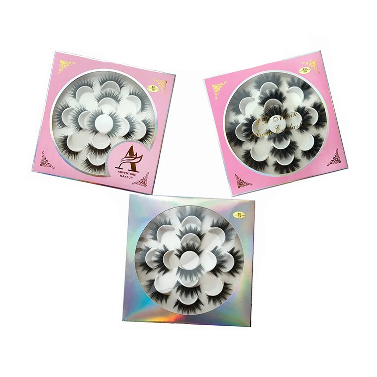 7 Pairs of Gift Box Packaging 3D Chemical Fiber False Eyelashes Private Label Custom Thick Natural Life Makeup Eyelashes
7 Pairs of Gift Box Packaging 3D Chemical Fiber False Eyelashes Private Label Custom Thick Natural Life Makeup Eyelashes
