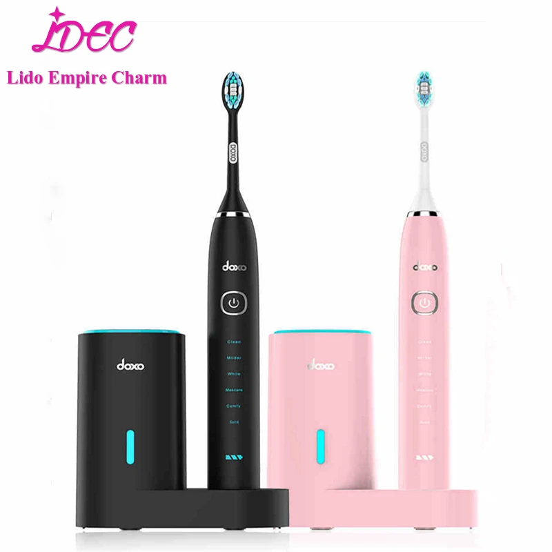 2021 New fashion design UV sterilized sonic toothbrush with Inductive charging and travel box set Smart toothbrush
2021 New fashion design UV sterilized sonic toothbrush with Inductive charging and travel box set Smart toothbrush