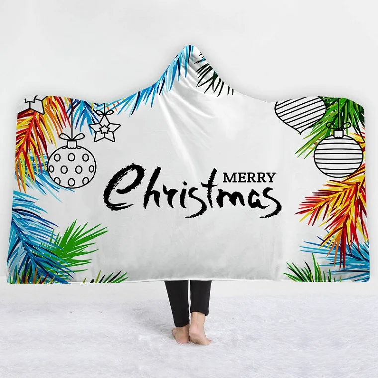 Hooded Blanket For Adults Christmas Sherpa Fleece Woman Throw Blanket Microfiber Dropshipping
Hooded Blanket For Adults Christmas Sherpa Fleece Woman Throw Blanket Microfiber Dropshipping