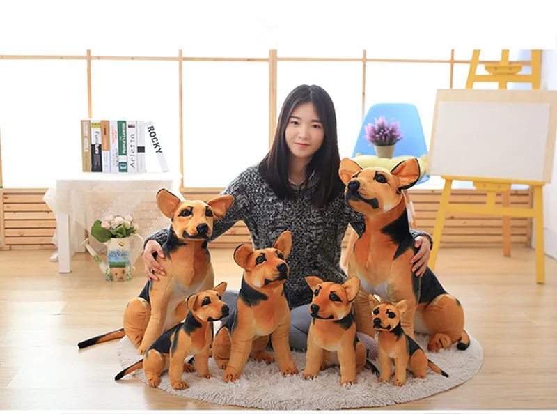 Baby Plush Toy Stuffed Toy Simulation Sitting German Shepherd Dog Stuffed Animal Toy Super Realistic Dog Toy Kids Birthday Gift
Baby Plush Toy Stuffed Toy Simulation Sitting German Shepherd Dog Stuffed Animal Toy Super Realistic Dog Toy Kids Birthday Gift