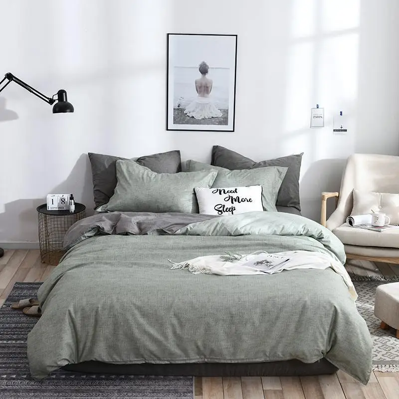 J Bedding Set Luxury Green Duvet Cover Bed Set Flat Bedsheet Single Queen King Bedclothes J -4pcs Bed Linen Nordic Home Textile
J Bedding Set Luxury Green Duvet Cover Bed Set Flat Bedsheet Single Queen King Bedclothes J -4pcs Bed Linen Nordic Home Textile
