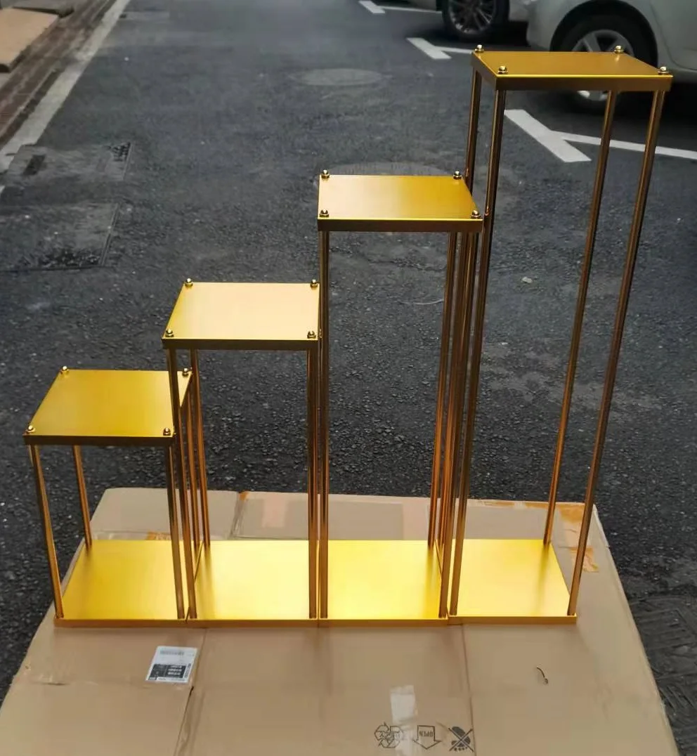 10pcs new thickened wedding props gold frame wrought iron shelf cuboid flower stand ornaments T table layout geometric guide
10pcs new thickened wedding props gold frame wrought iron shelf cuboid flower stand ornaments T table layout geometric guide