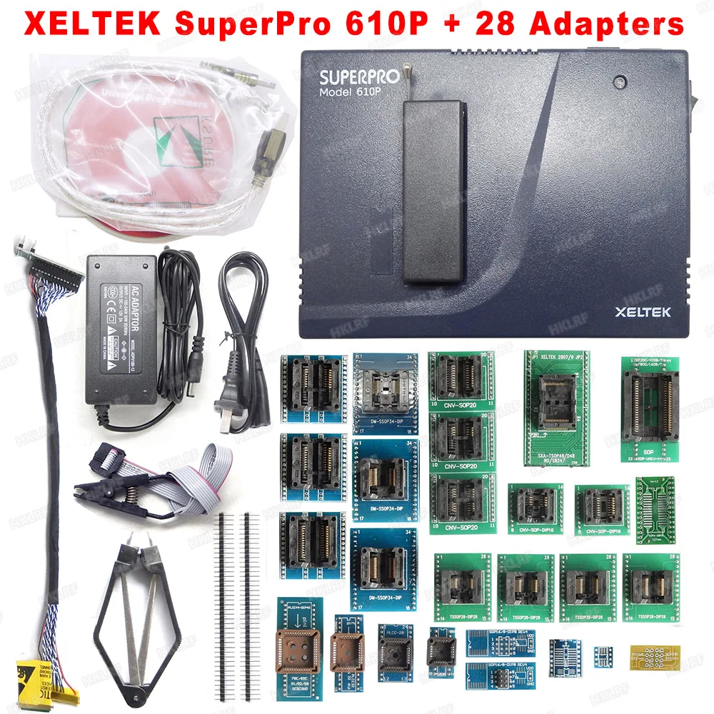 100% New Original Xeltek USB Superpro 610P Programmer +28 Adapters High Quality Xeltek USB Universal Programmer
100% New Original Xeltek USB Superpro 610P Programmer +28 Adapters High Quality Xeltek USB Universal Programmer