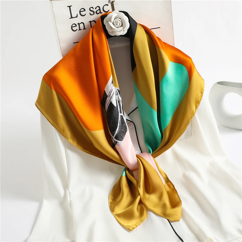 Fashion Satin Silk Square Scarf for Women Hijab Bandana Ladies Shawls And Bag Wrap Headband Neckerchief Hair Band Foulard 90cm
Fashion Satin Silk Square Scarf for Women Hijab Bandana Ladies Shawls And Bag Wrap Headband Neckerchief Hair Band Foulard 90cm